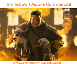 Tim Tebow T Mobile puppies